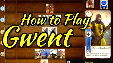 gwent strategy|how to play gwent.